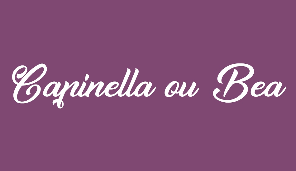 Capinella ou Beaujolais font big