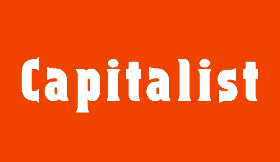 Capitalist font big