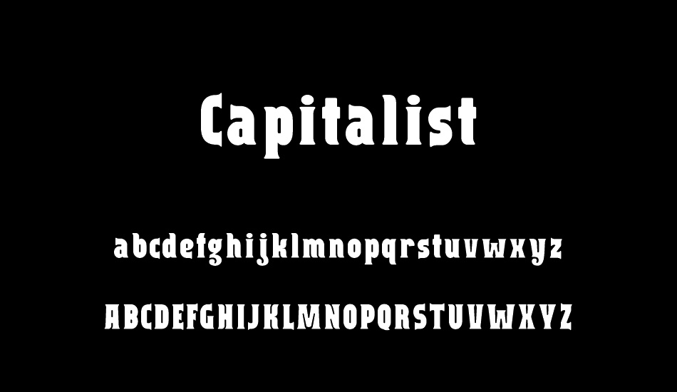 Capitalist font