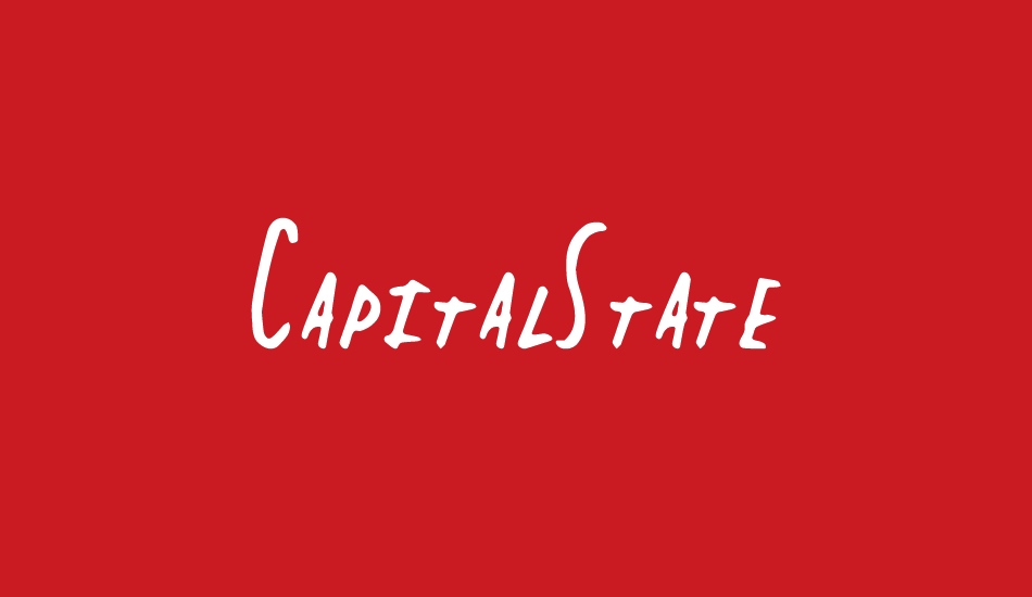 CapitalState font big