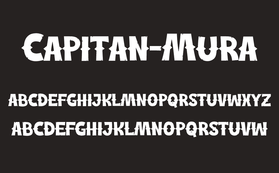 Capitan Mura font
