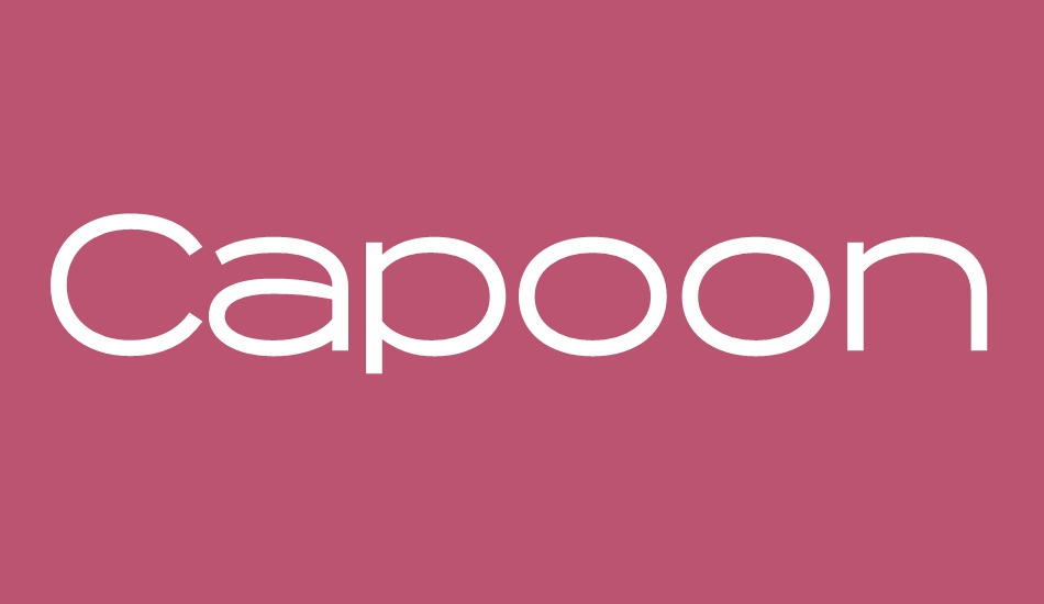 Capoon PERSONAL USE font big
