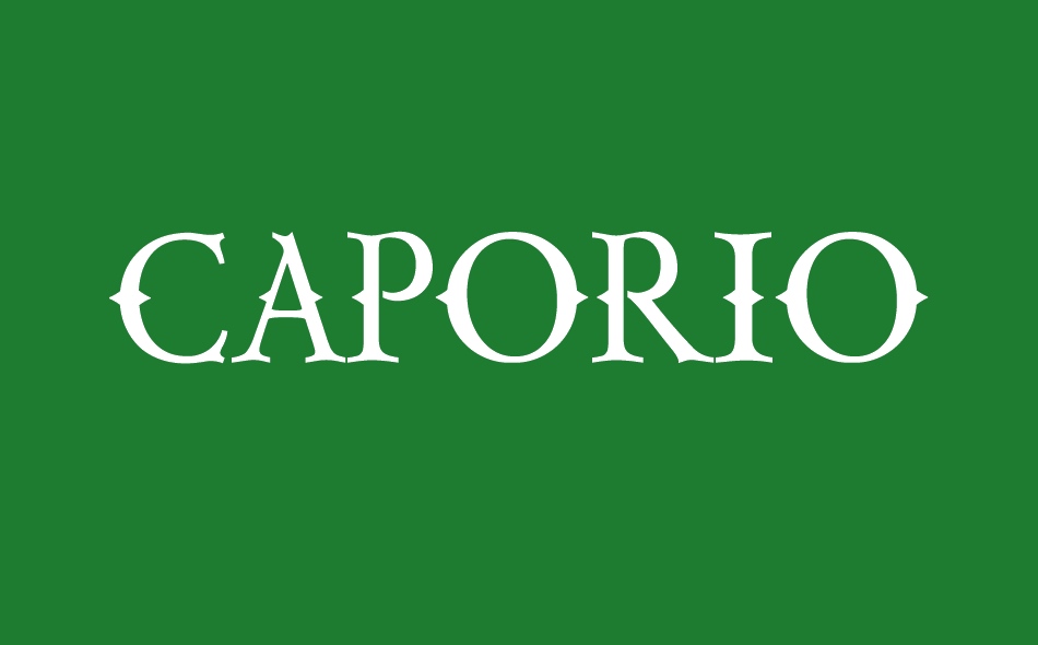 Caporion font big