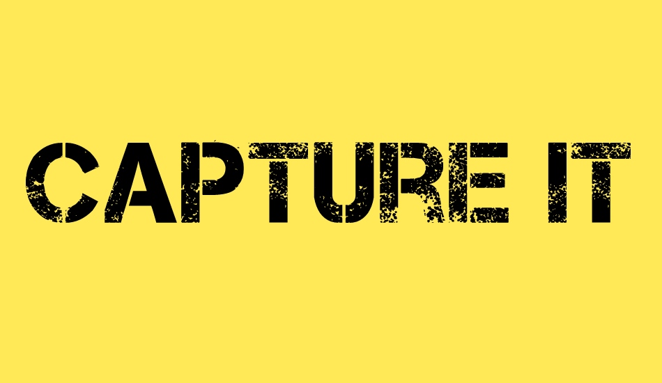 capture-it font big