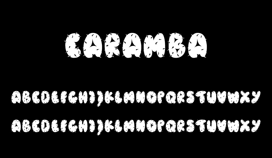 Caramba font