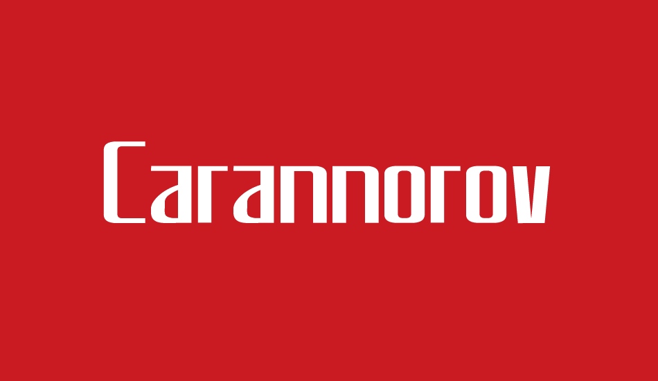 Carannorov font big