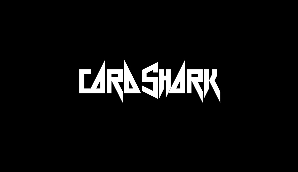 Card Shark font big