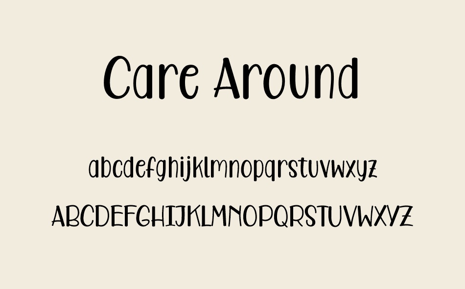 Care Around Dingbats font