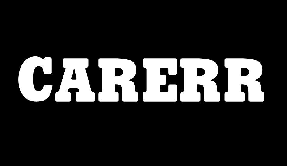 CARERRA Jones font big