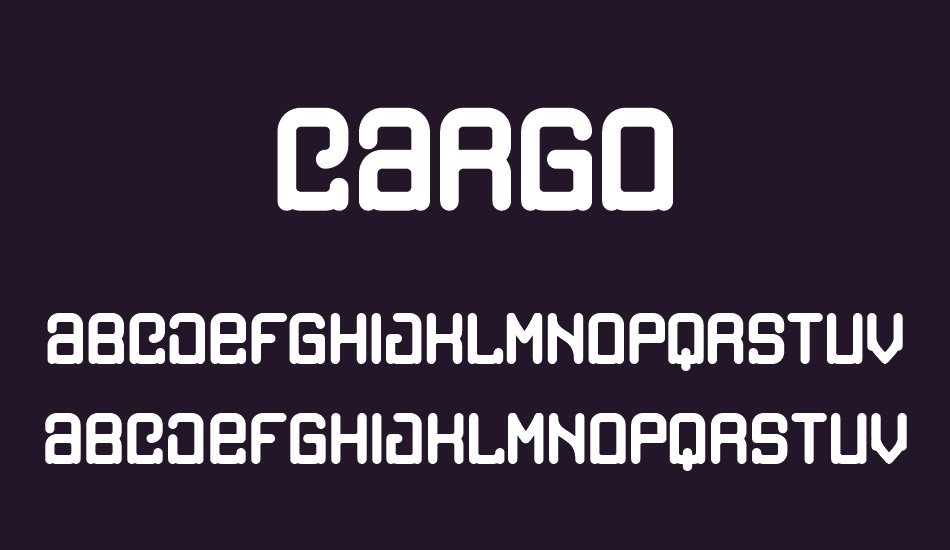 Cargo font