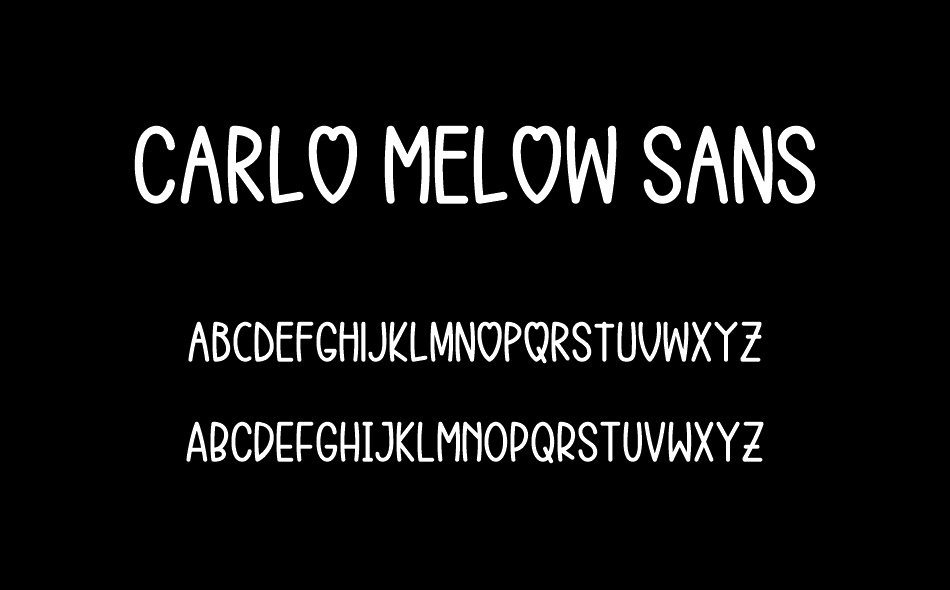 Carlo Melow font