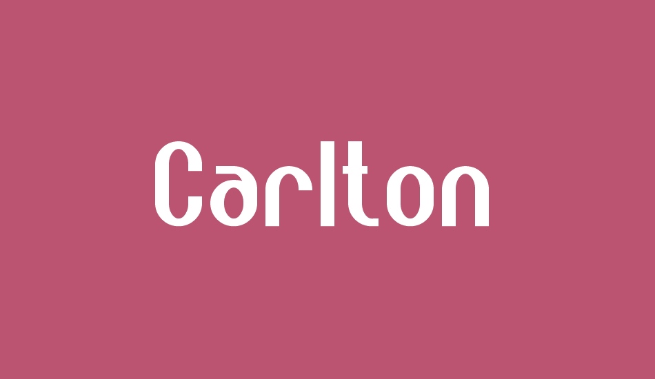 Carlton font big