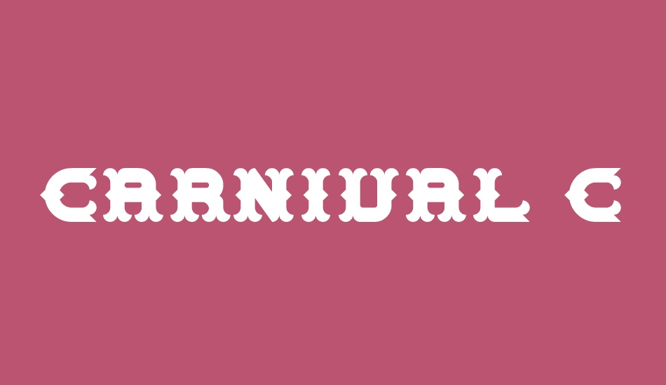 Carnival Centenary font big