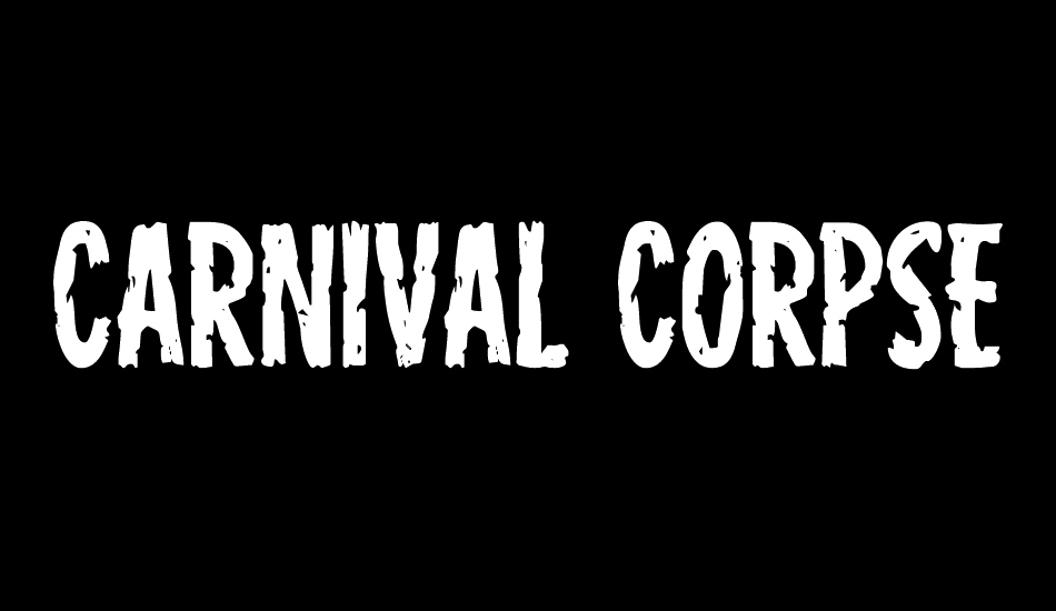 Carnival Corpse font big