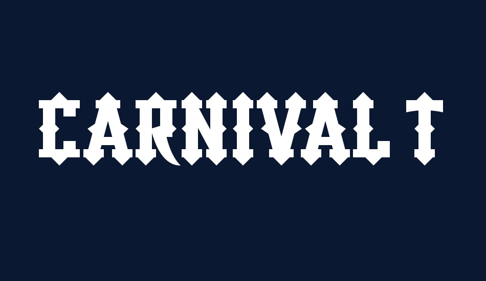 Carnival Trash font big