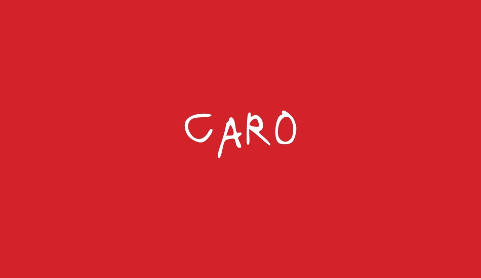 CARO font big