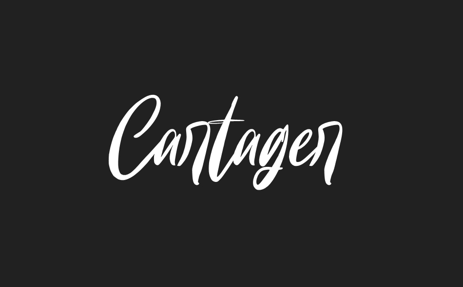 Cartager font big
