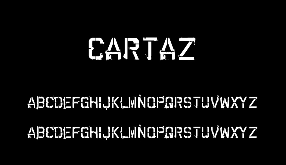 CARTAZ font