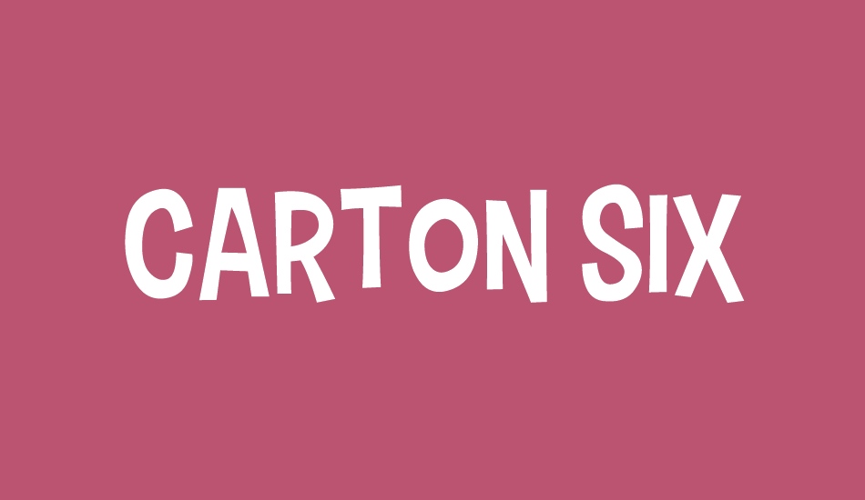 Carton Six font big