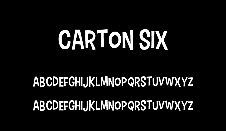 Carton Six font
