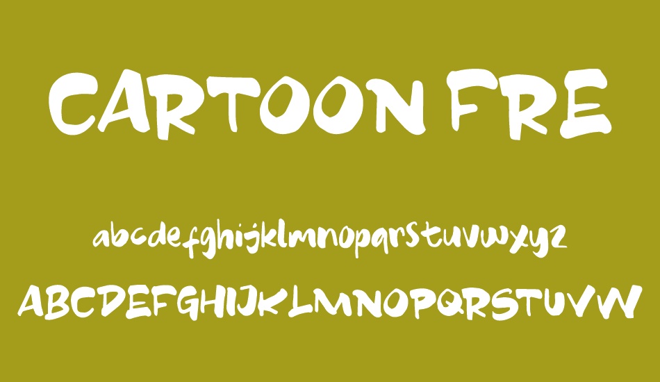 CARTOON FREE font