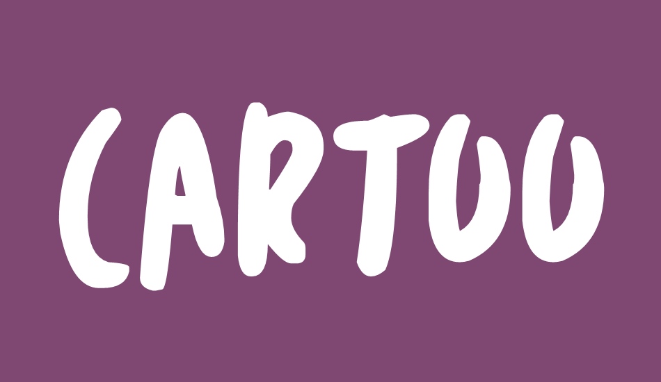Cartoon Marker font big