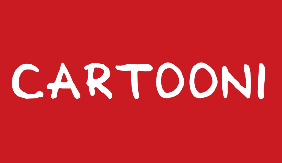 Cartoonist Simple font big