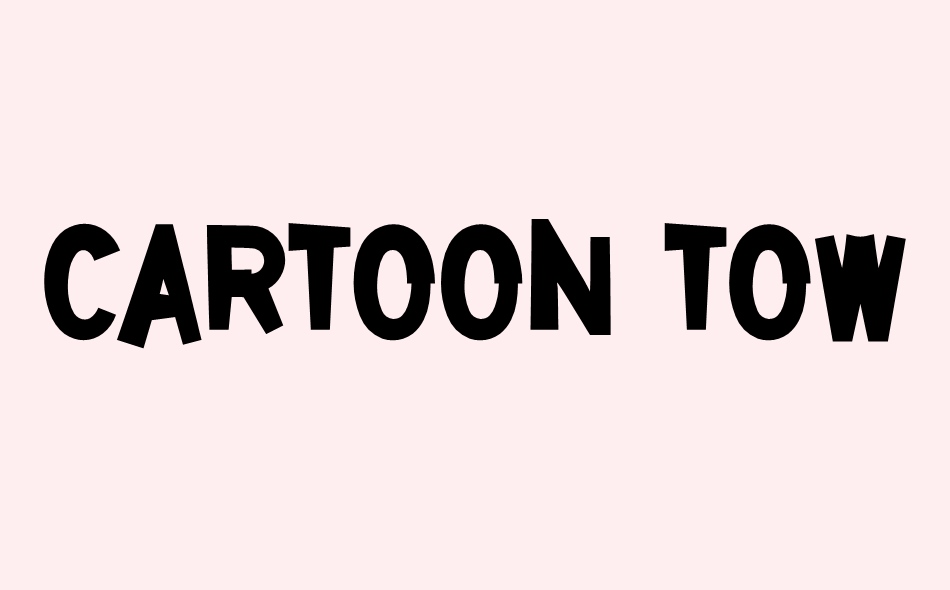 Cartoon Town font big