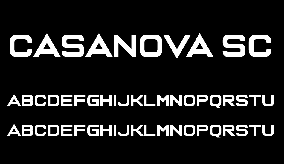 Casanova Scotia font