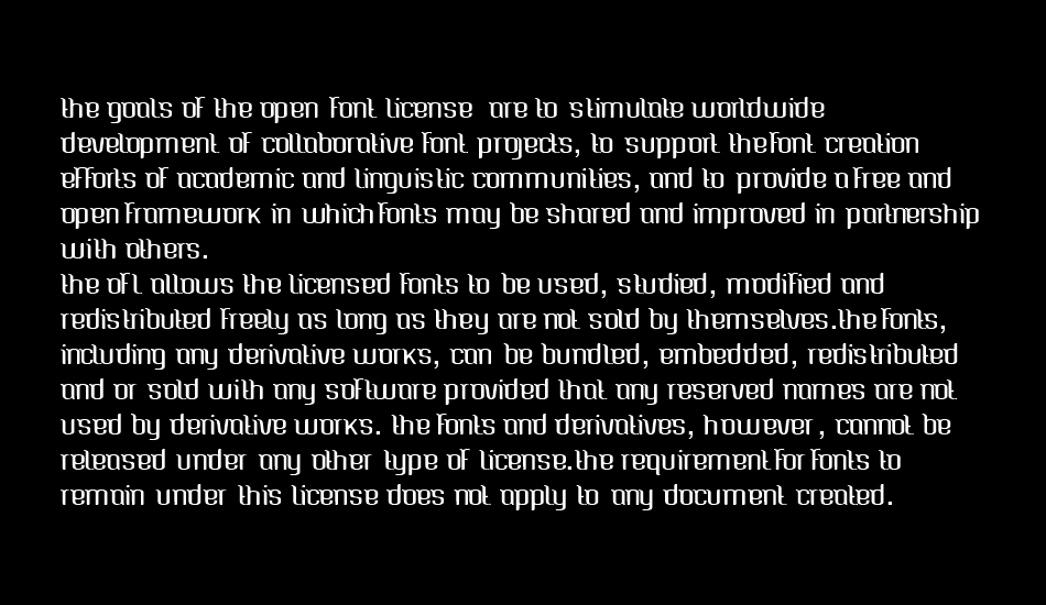 Caspian Sea font 1