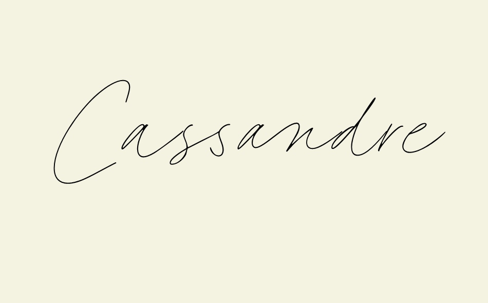 Cassandre font big