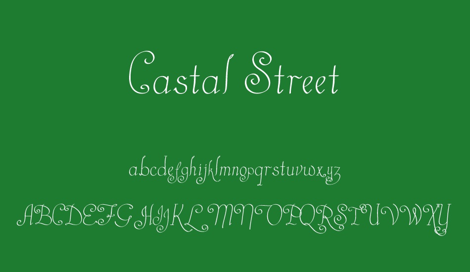 Castal Street font