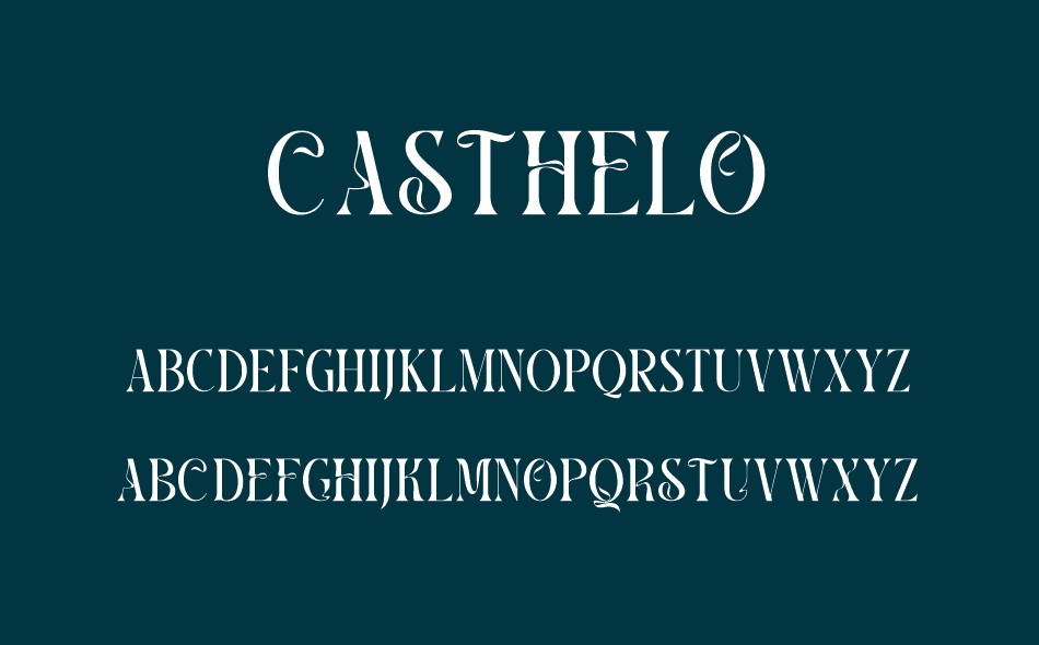 Casthelo font
