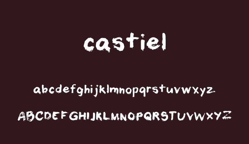 castiel font