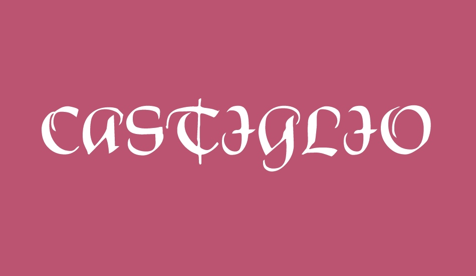Castiglione font big