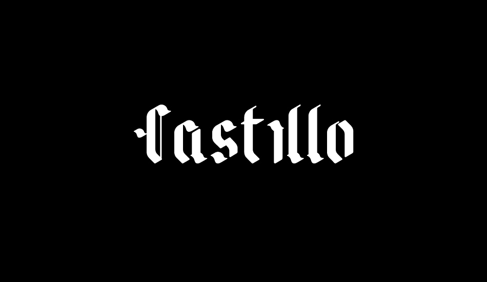 Castillo font big