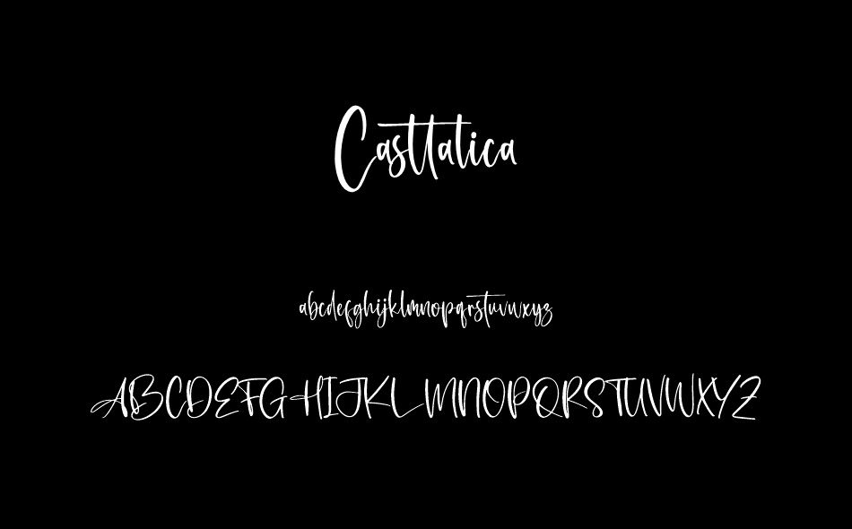 Casttalica font