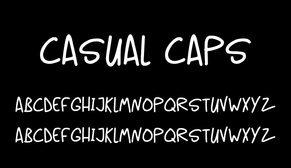 Casual Caps font
