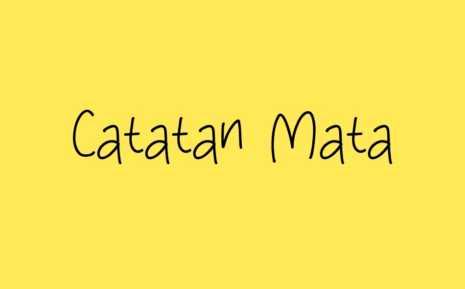 Catatan Mata font big