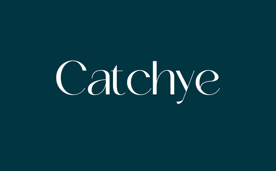 Catchye font big