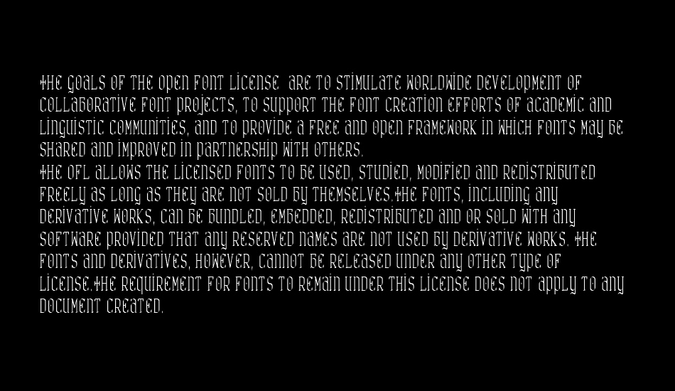 Catharsis Requiem font 1