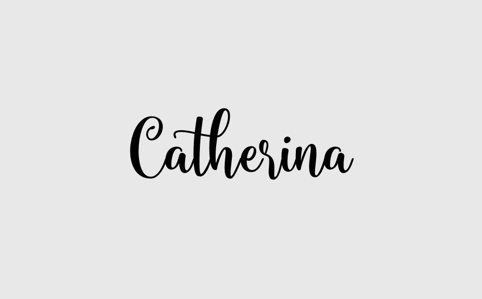 Catherina font big