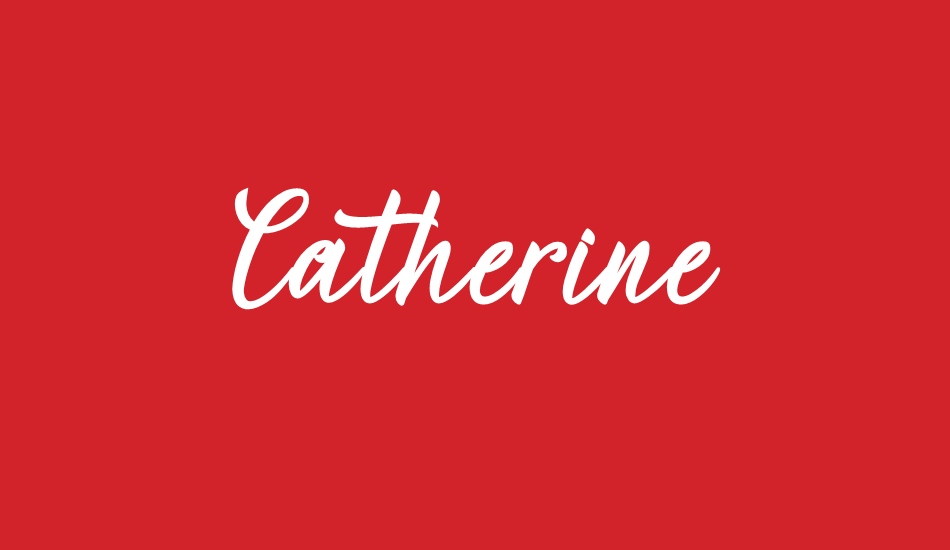 Catherine font big