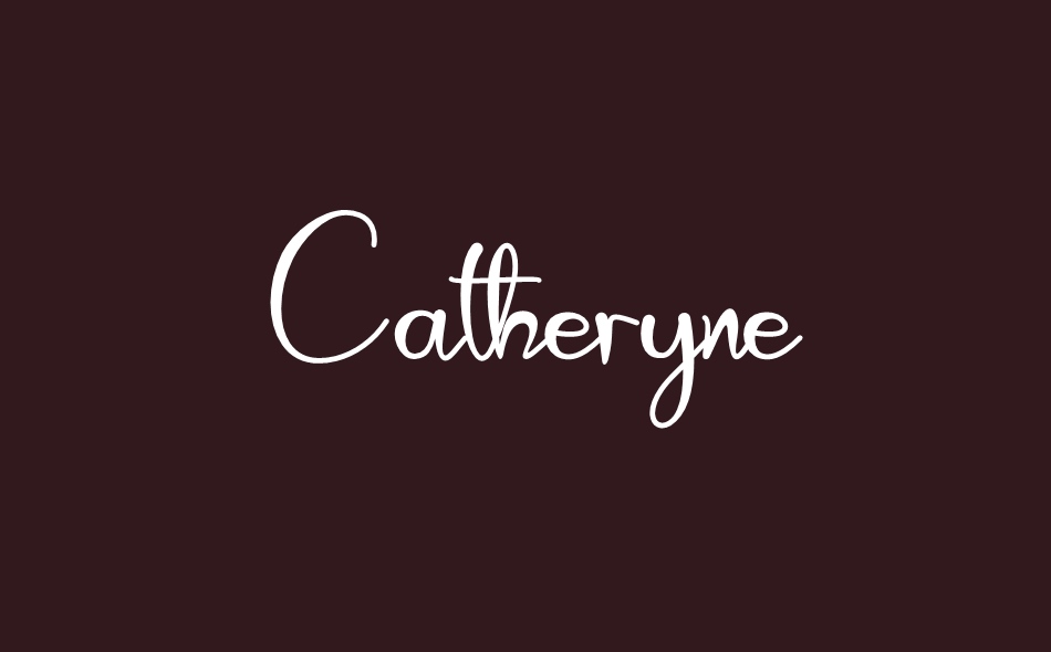 Catheryne font big