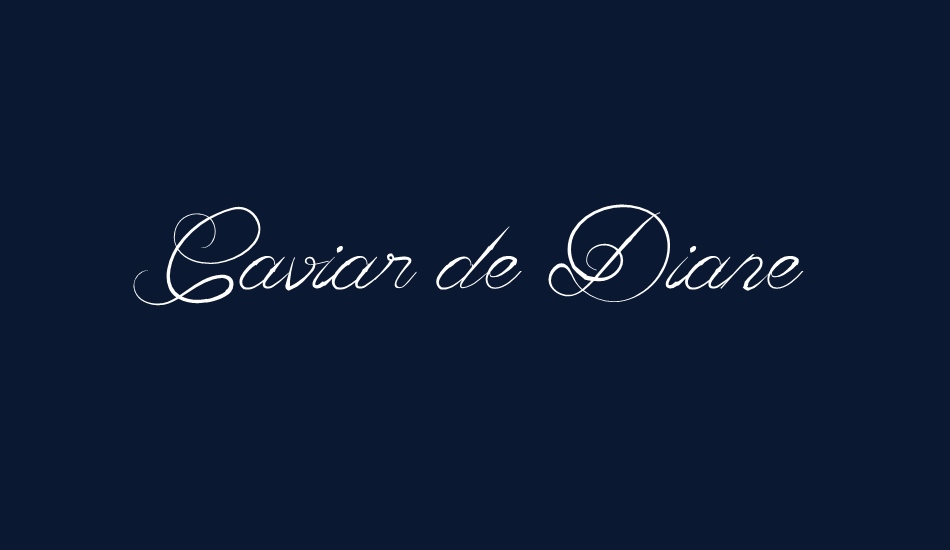 Caviar de Diane font big