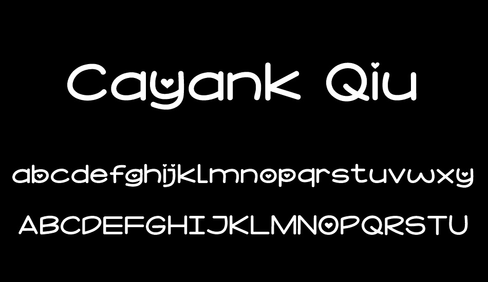 cayank-qiu font