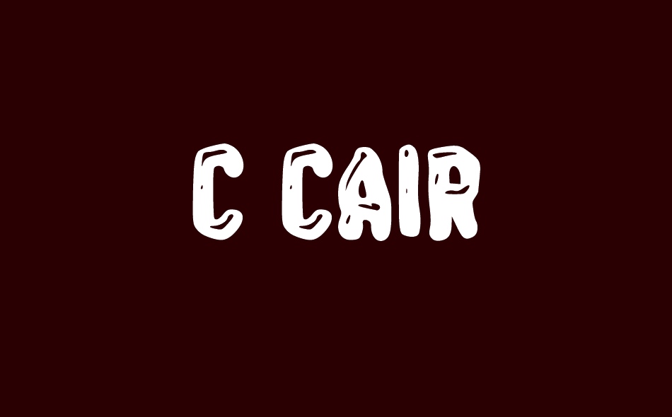 c Cair font big