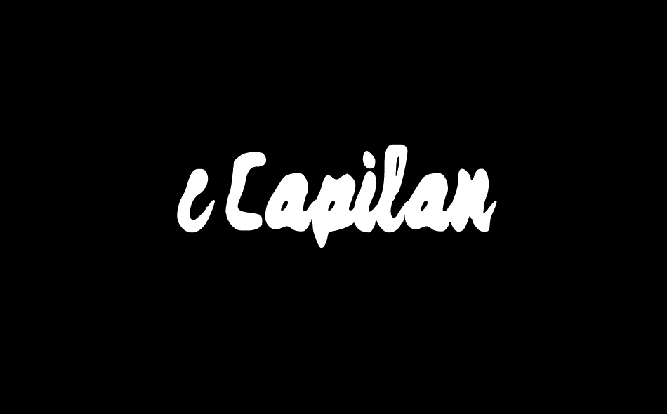 c Capilan font big