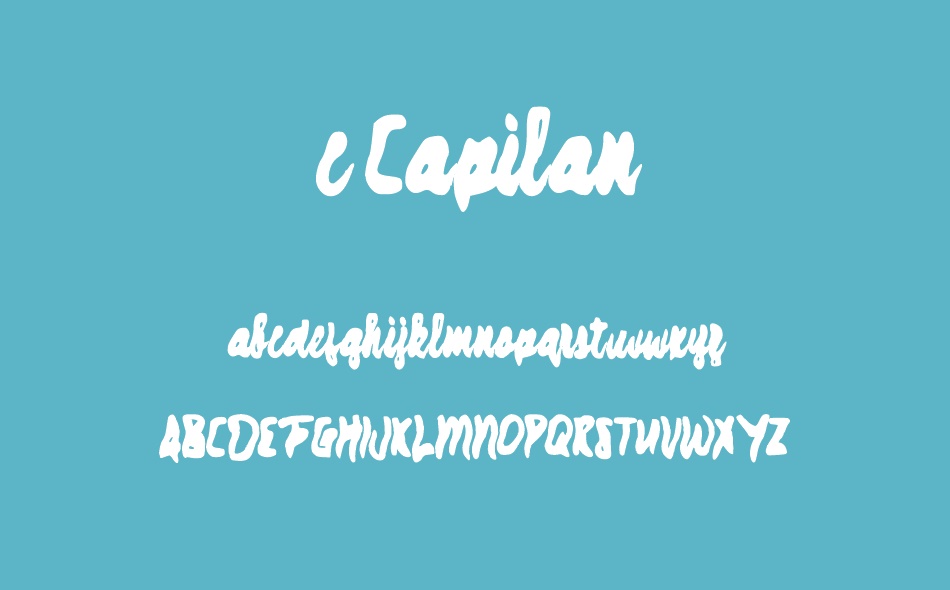 c Capilan font