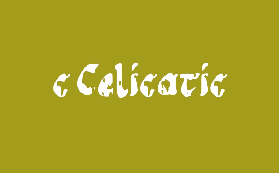 c Celicatic font big